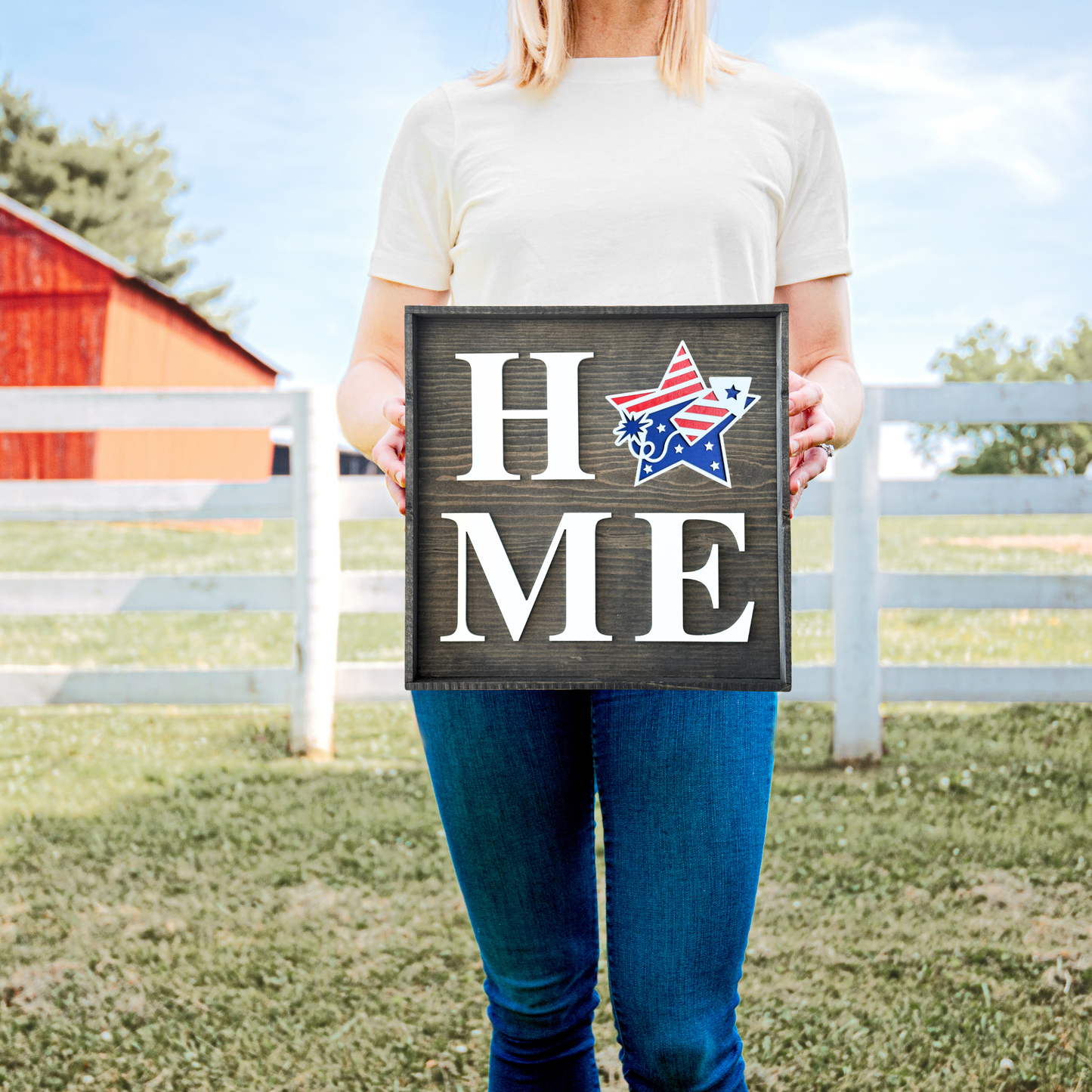 11 X 11 Interchangeable Home Sign - Ebony