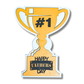 Fathers Day Trophy - Magnet