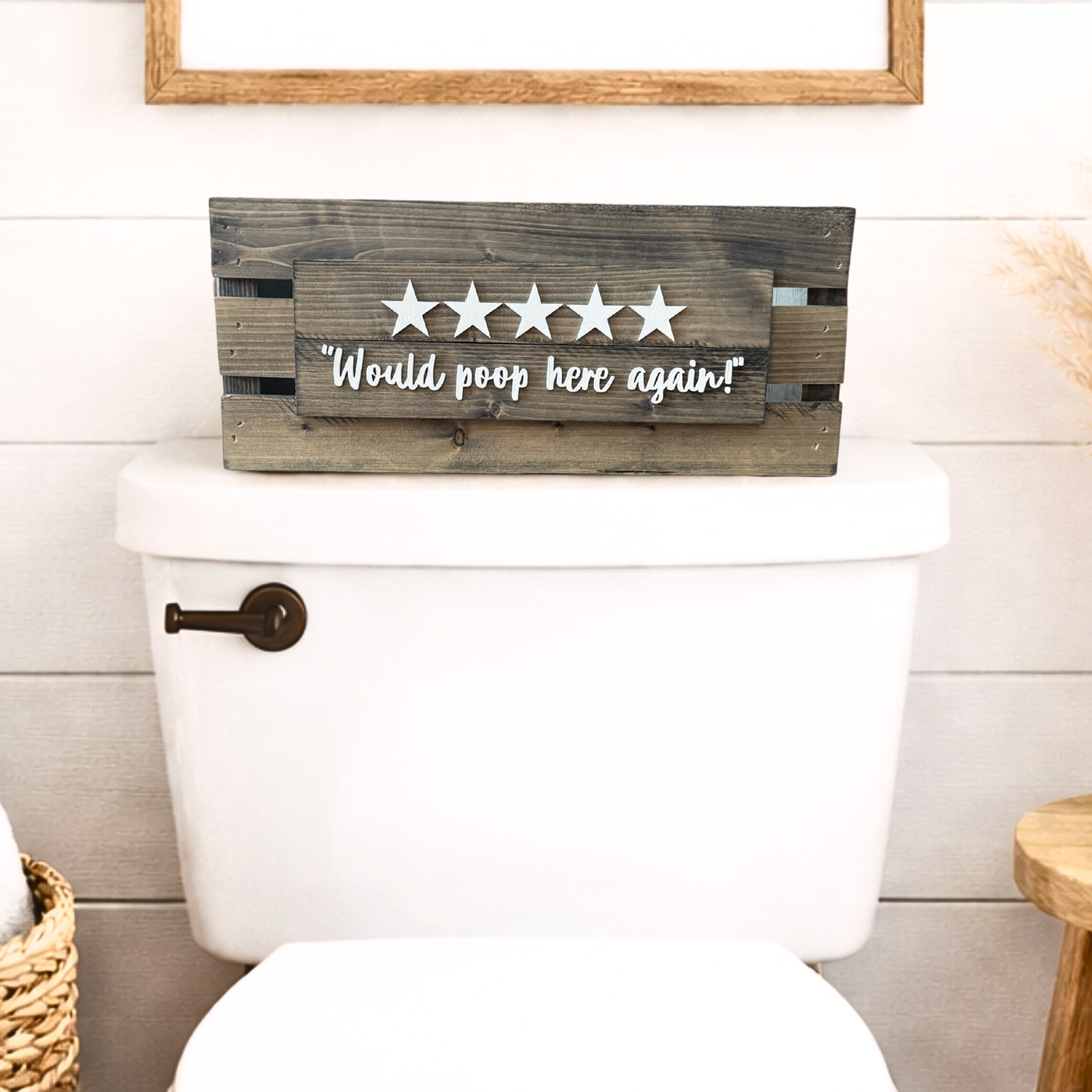 "Would Poop Here Again" - TP Box