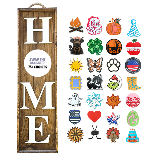 21 X 6 Interchangeable Home Sign - Standard