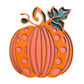 Pumpkin Decorative - Magnet