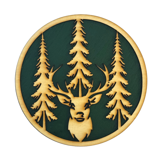 Deer Landscape - Magnet
