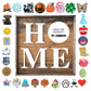 11 X 11 Interchangeable Home Sign - Standard