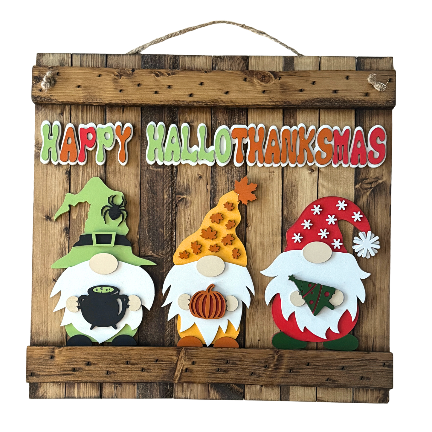 Happy Hallothanksmas - Gnome
