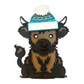 Highland Cow Winter - Magnet