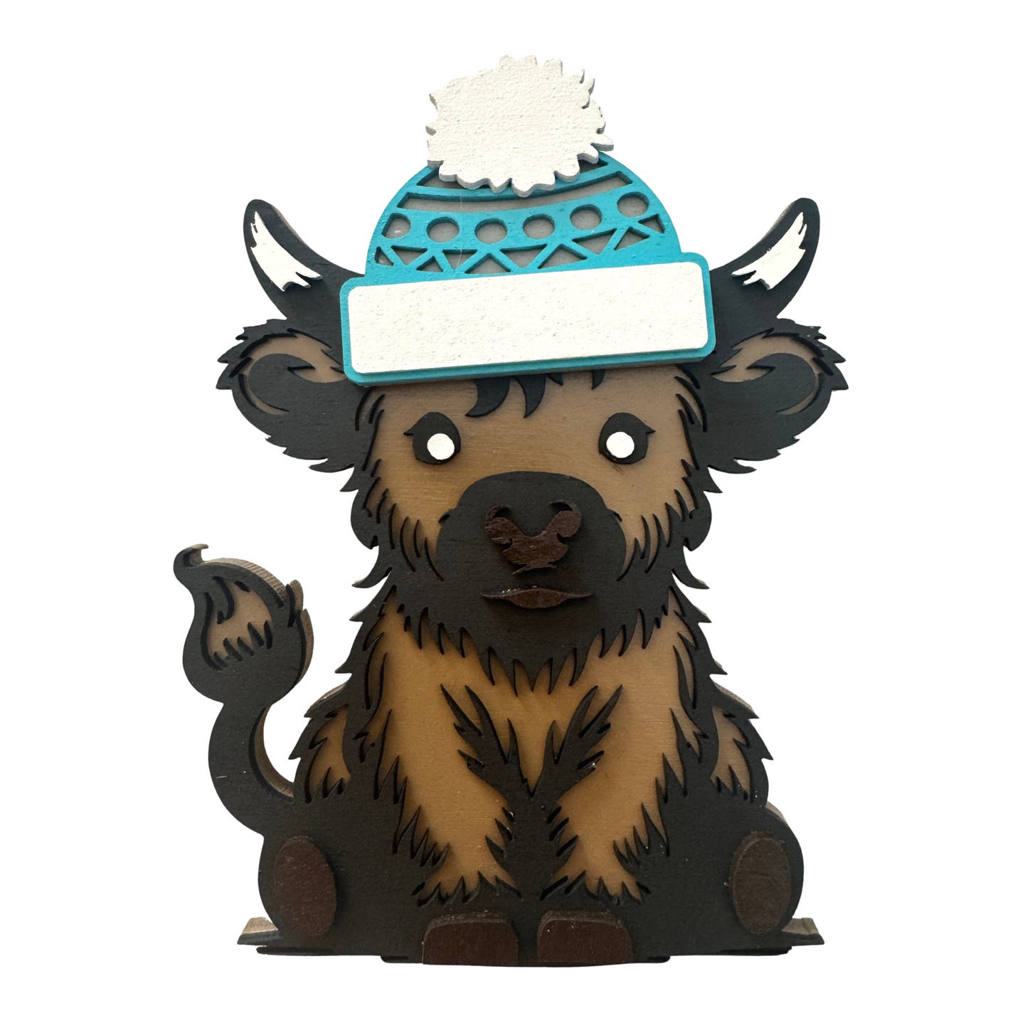 Highland Cow Winter - Magnet