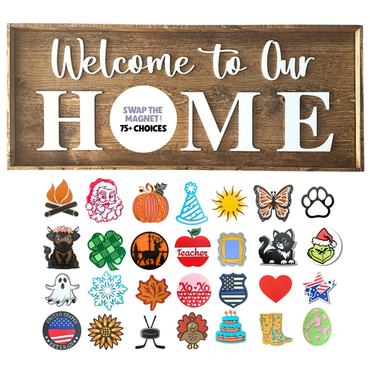 23 X 9 Interchangeable Home Sign - Standard