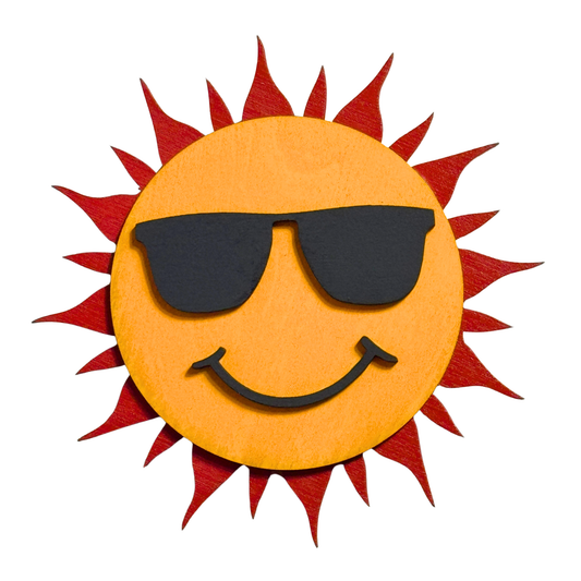 Sun With Sunglasses - Magnet