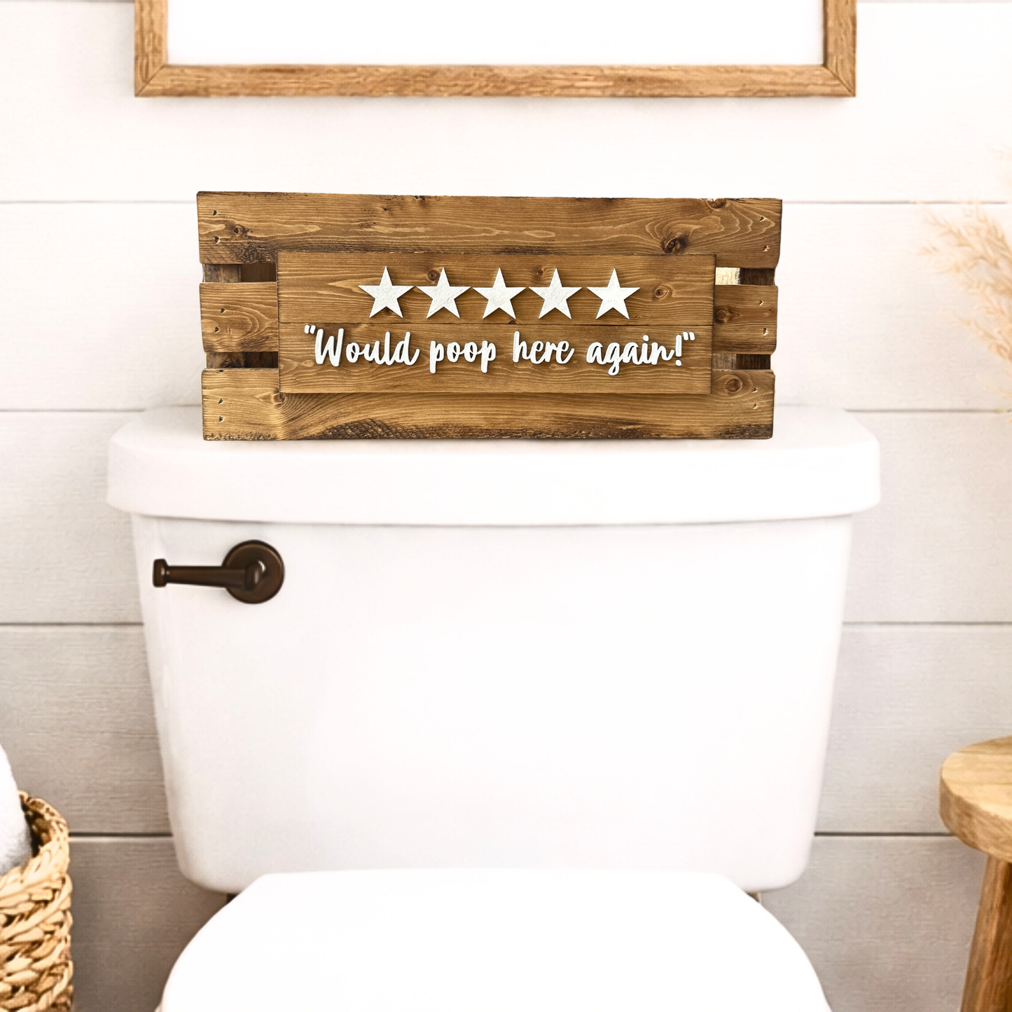 "Would Poop Here Again" - TP Box