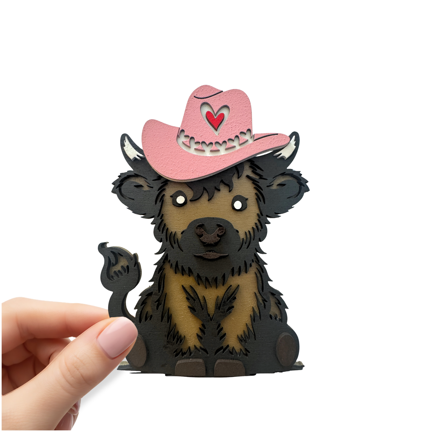 Highland Cow Valentines Day - Magnet