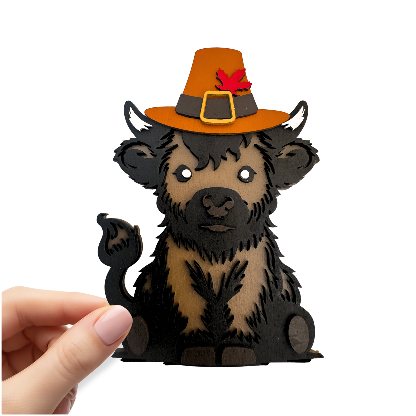 Highland Cow Thanksgiving - Magnet