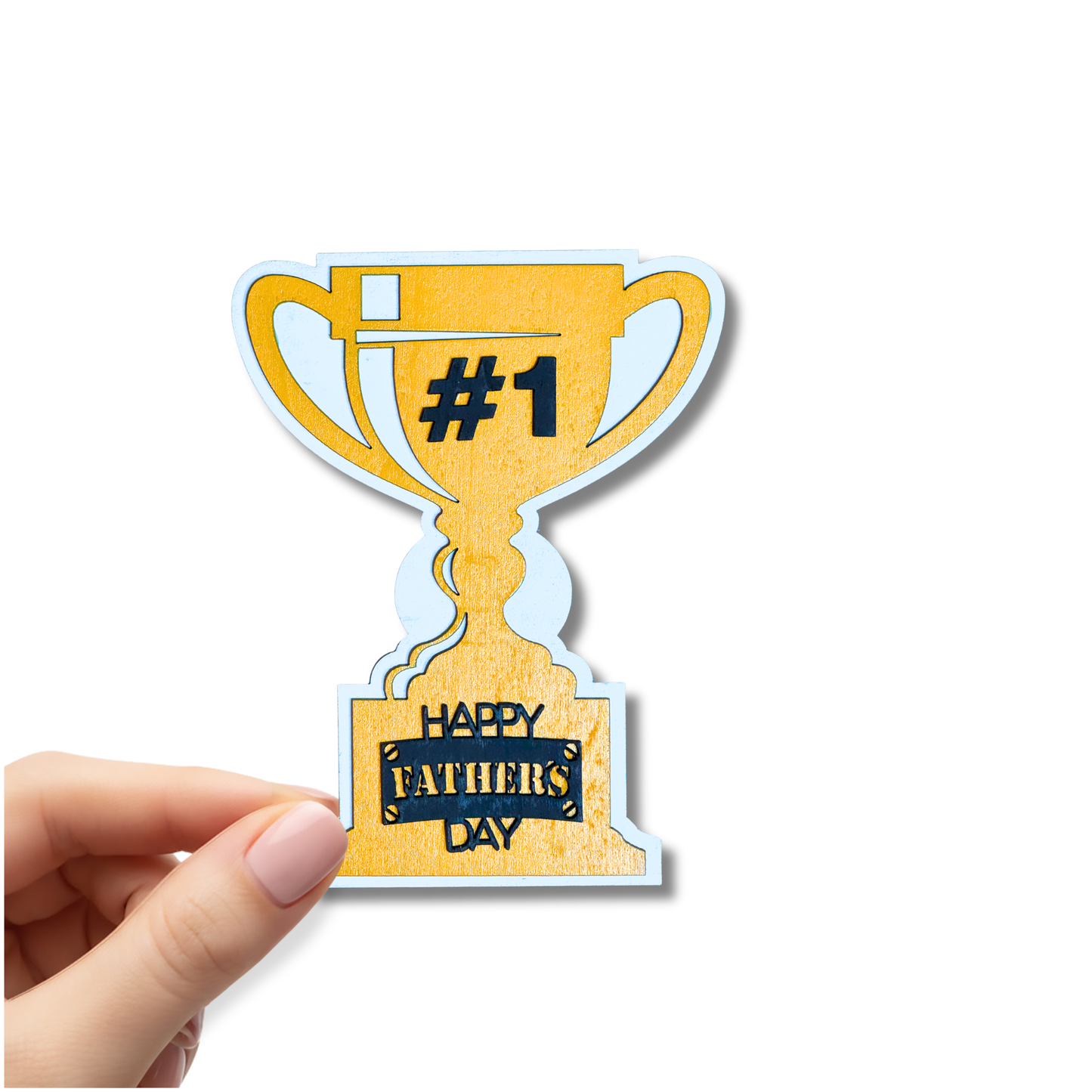 Fathers Day Trophy - Magnet