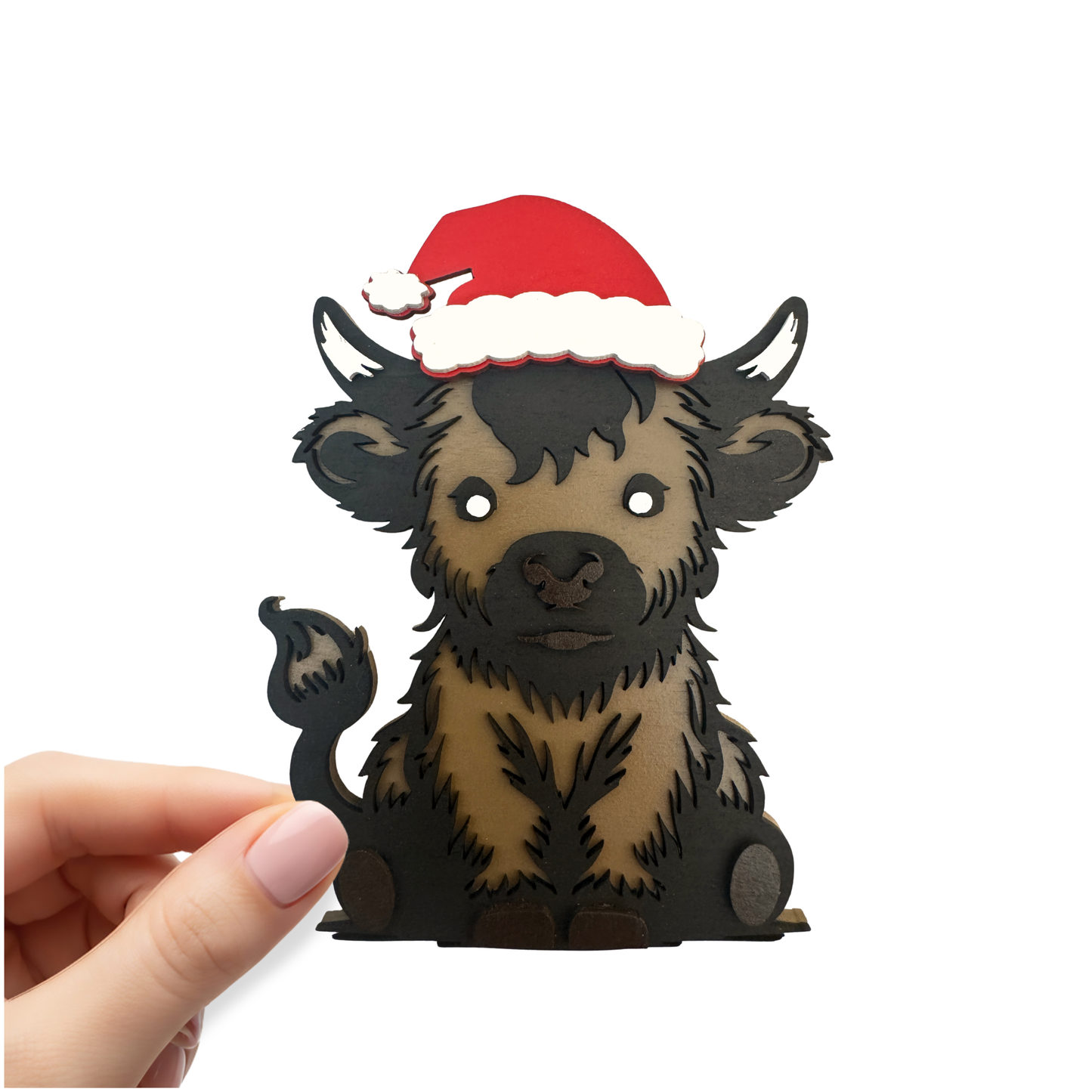 Highland Cow Christmas - Magnet