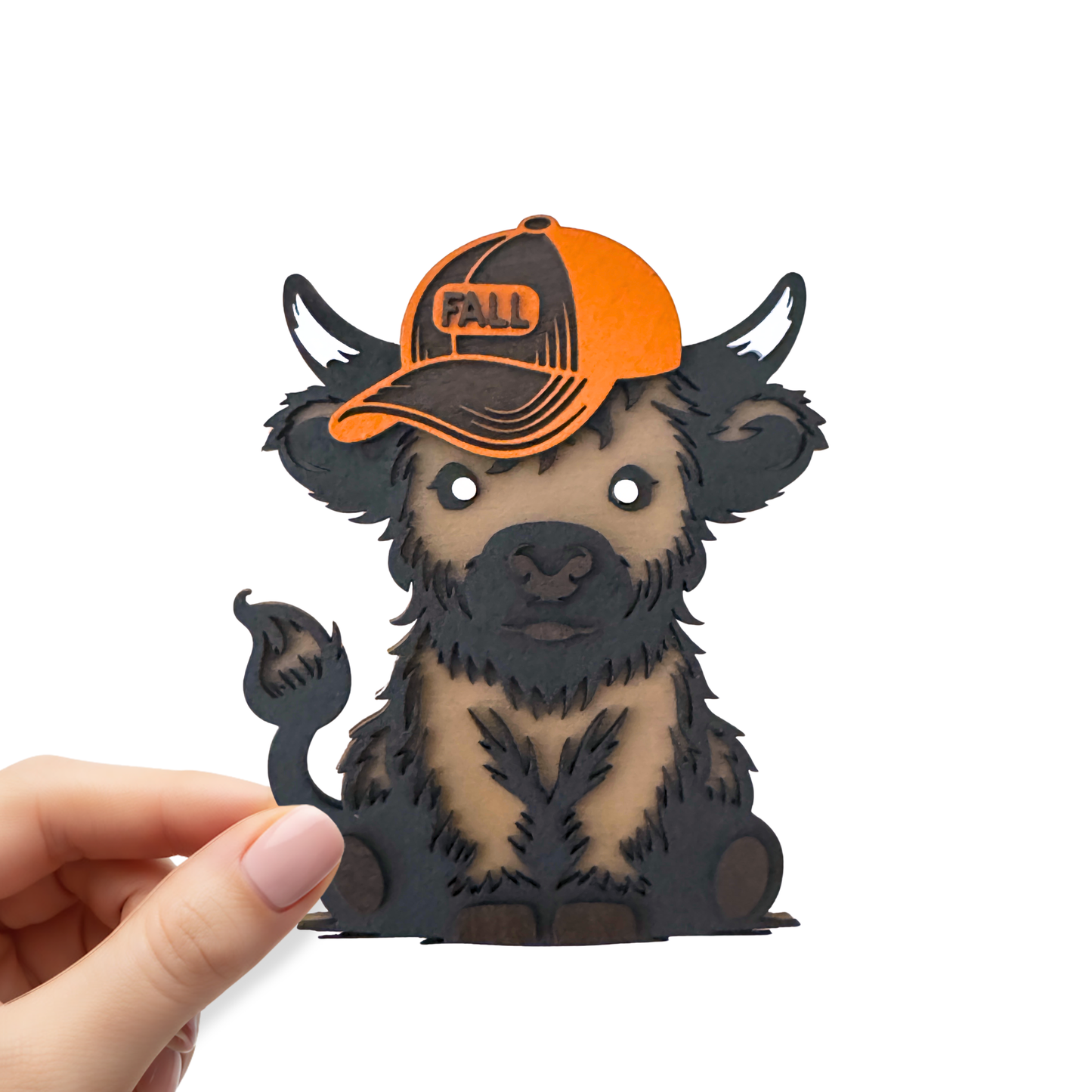 Highland Cow Fall - Magnet