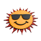 Sun With Sunglasses - Magnet