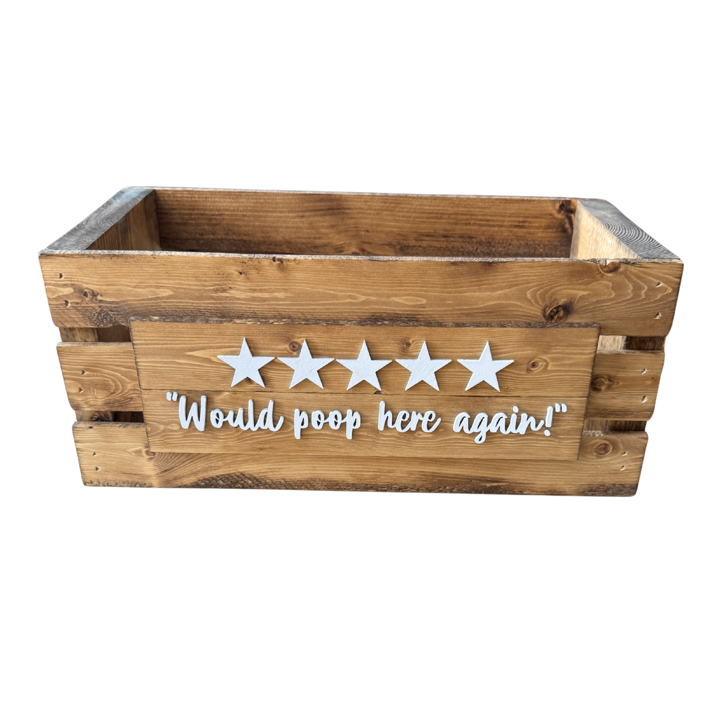 "Would Poop Here Again" - TP Box