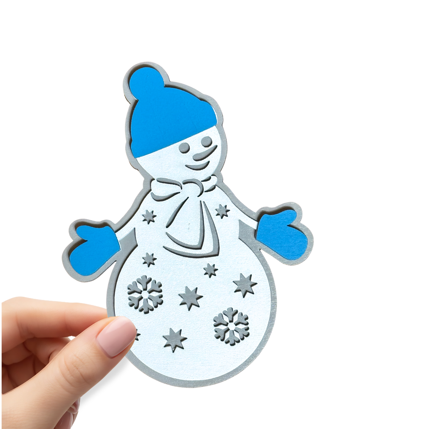 Snowman - Magnet (Color Choice)