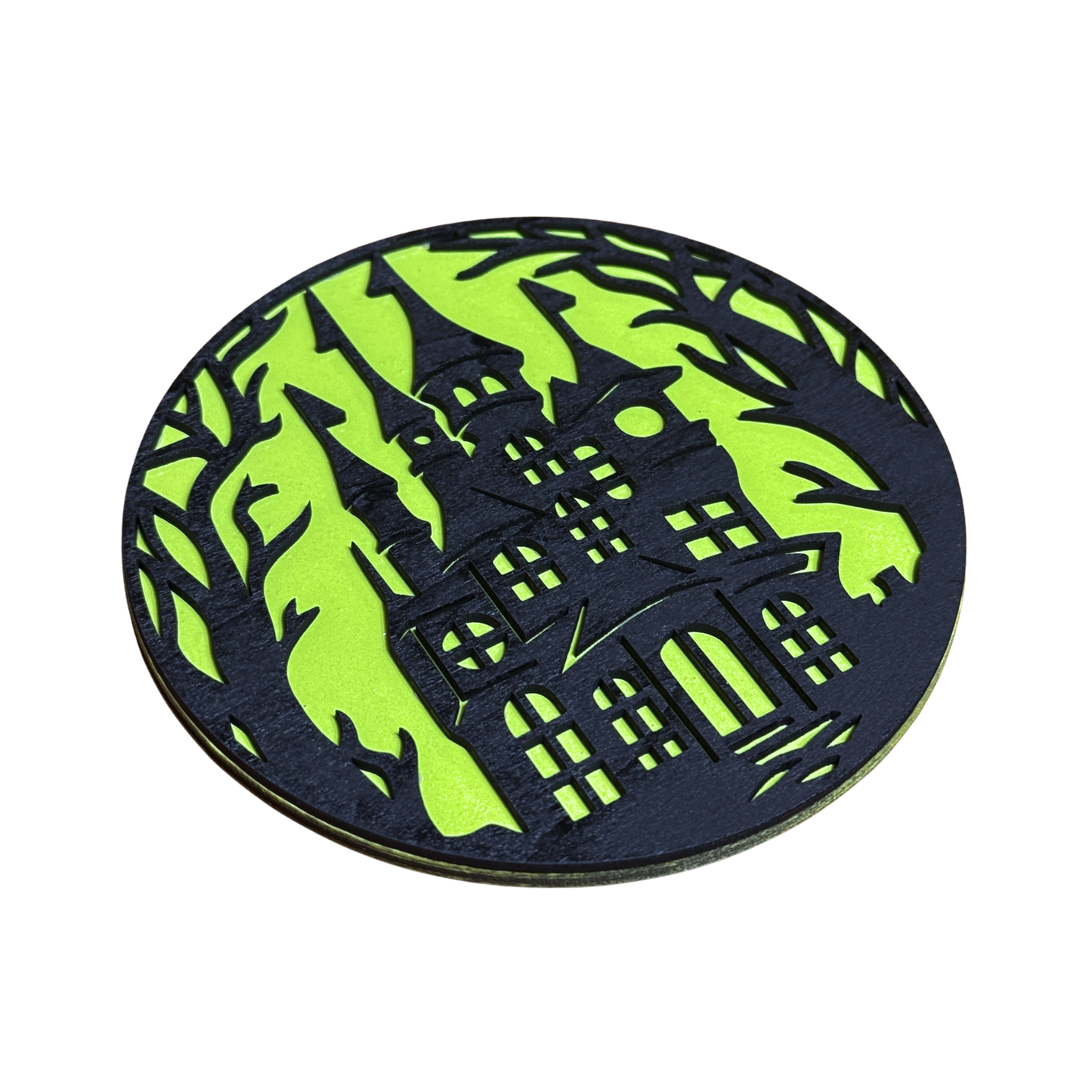 Haunted House - Magnet (Color Choice)