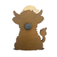 Highland Cow Christmas - Magnet