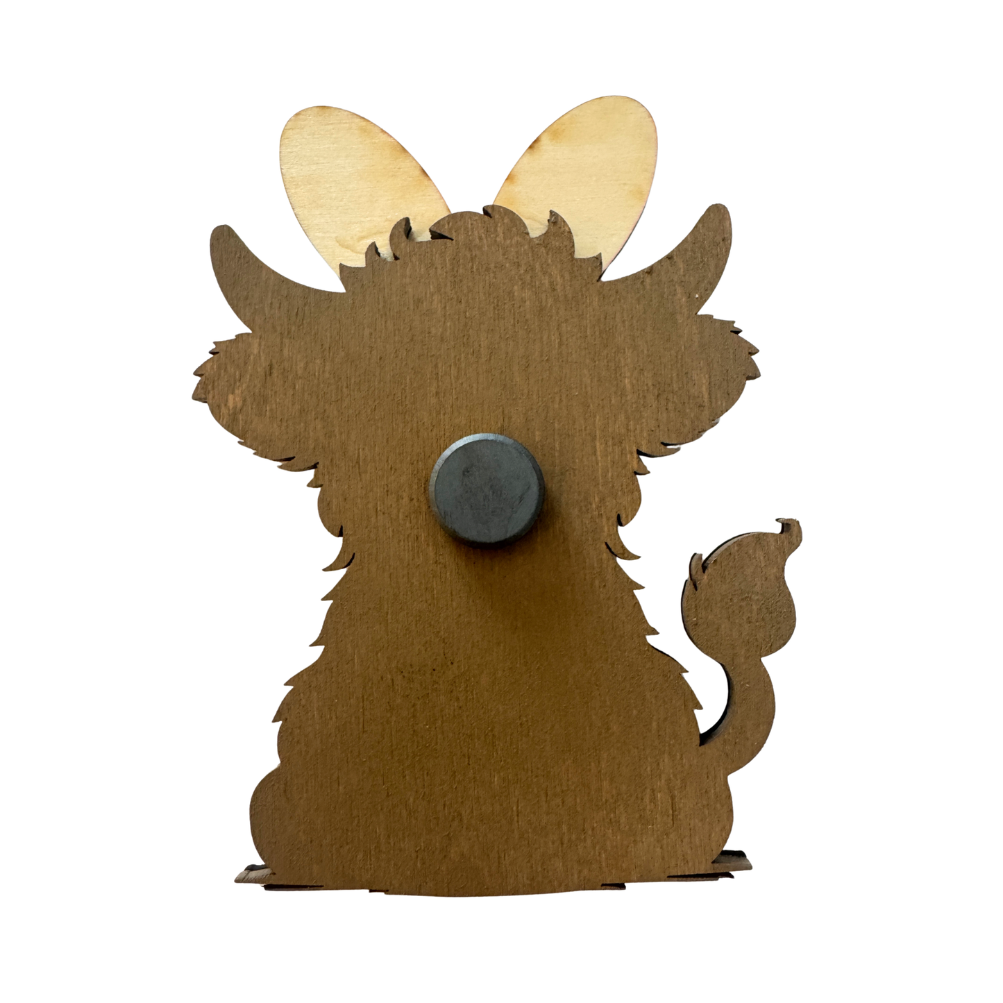 Highland Cow Easter - Magnet
