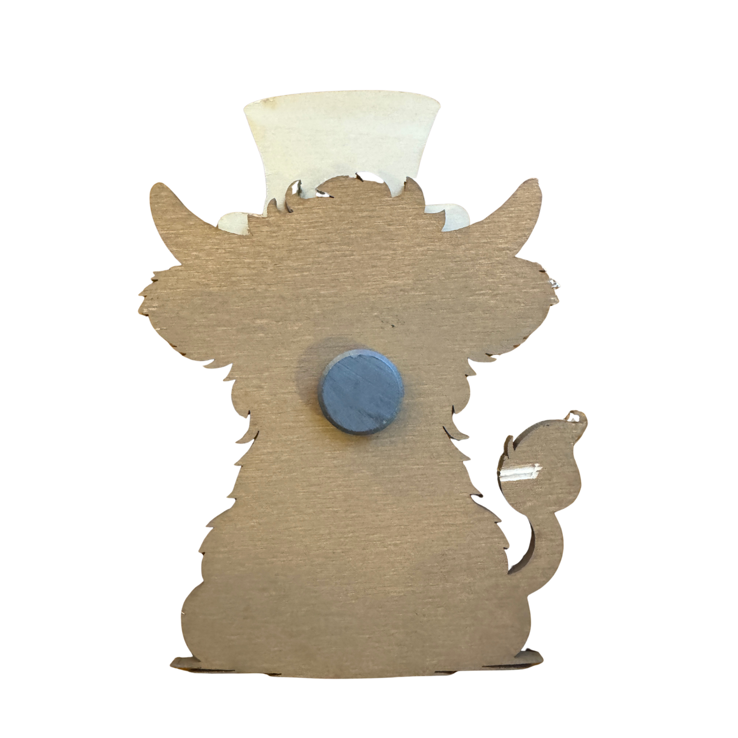 Highland Cow 4th of July - Magnet