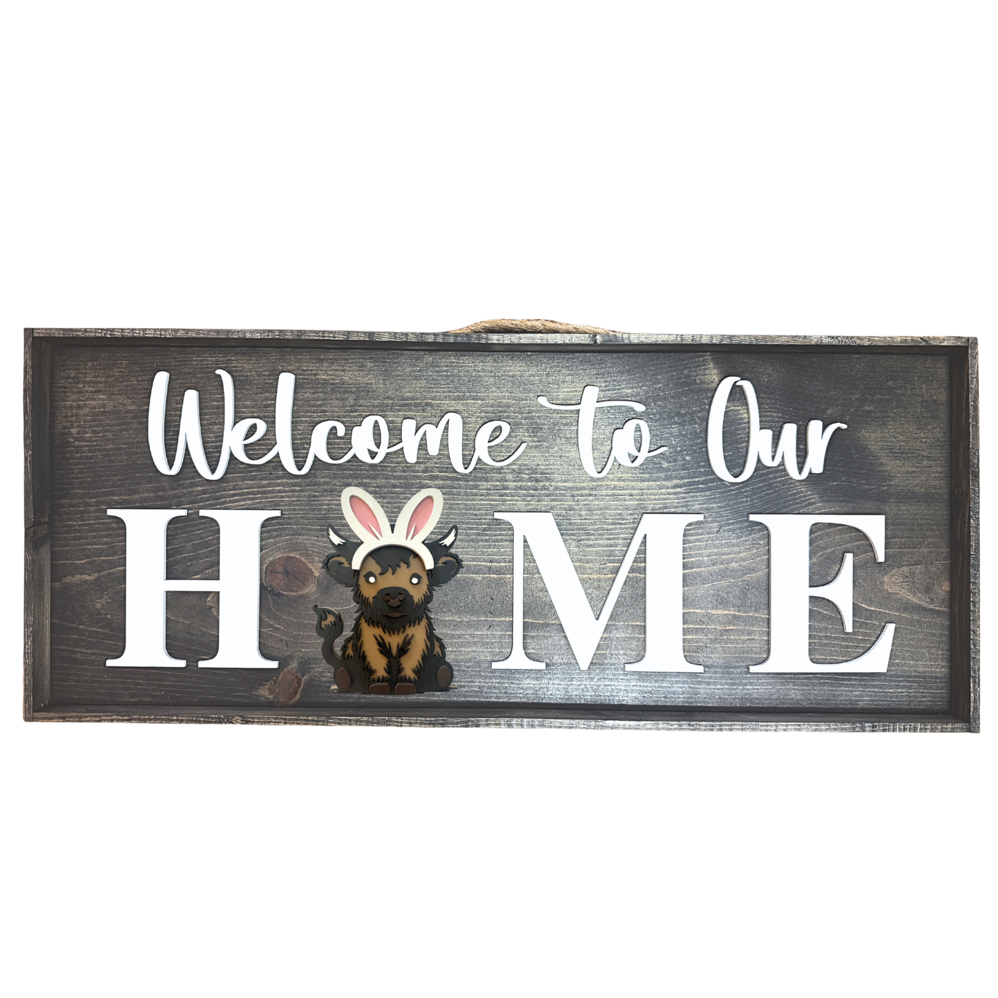 Highland Cow Easter - Magnet