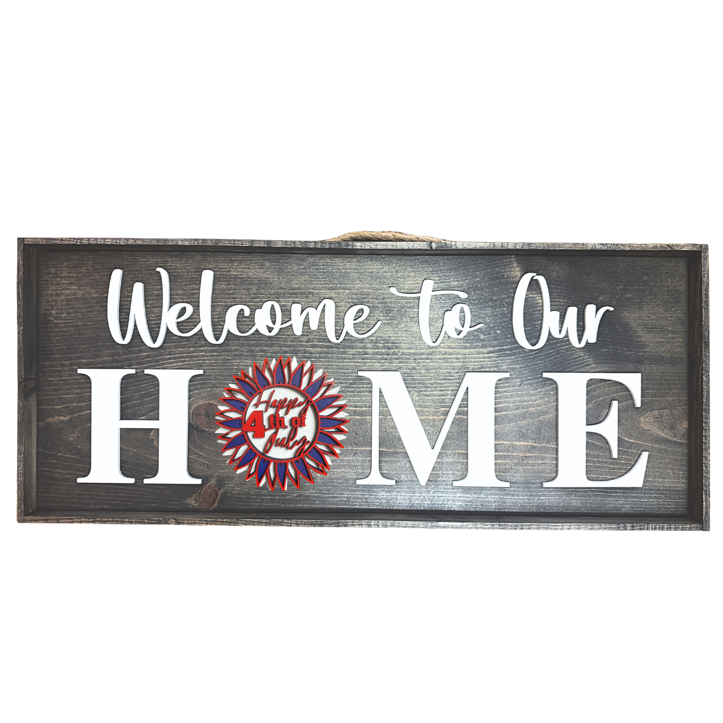 4th of July Sunflower - Magnet