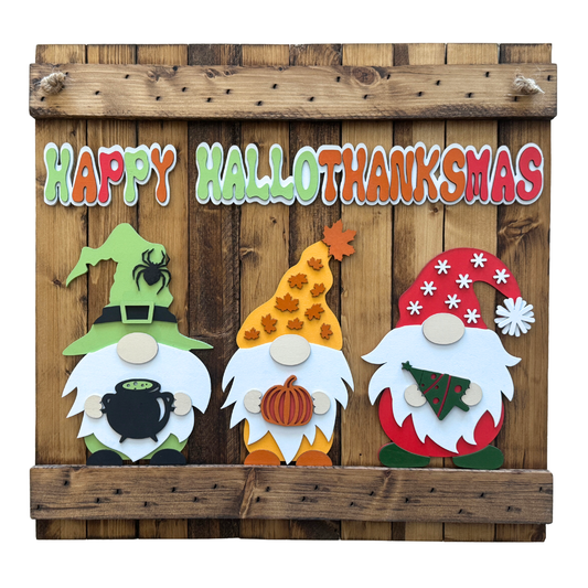 Happy Hallothanksmas - Gnome